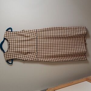 Ann Taylor plaid shift dress size 8